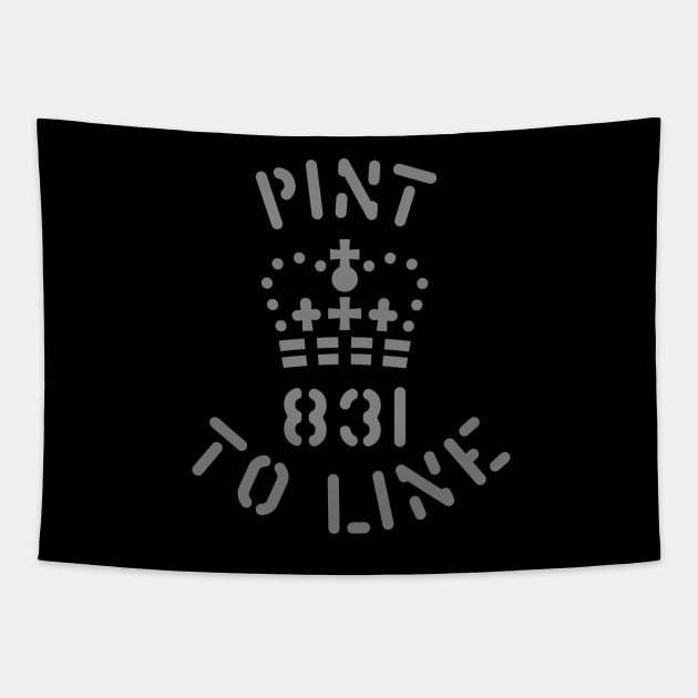 Pint Mark Tapestry by Ekliptik