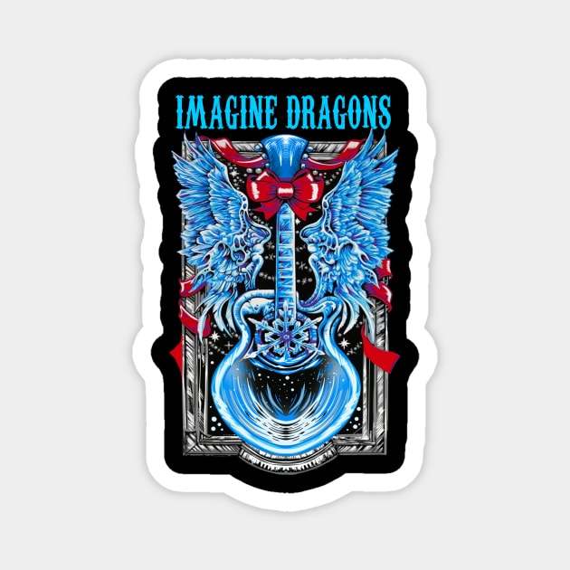 IMAGINE DRAGON BAND Magnet by Angelic Cyberpunk