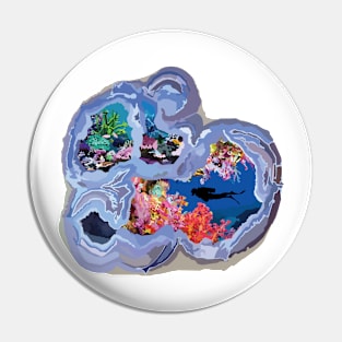 The Secret Lives of Geodes: The Diver Pin