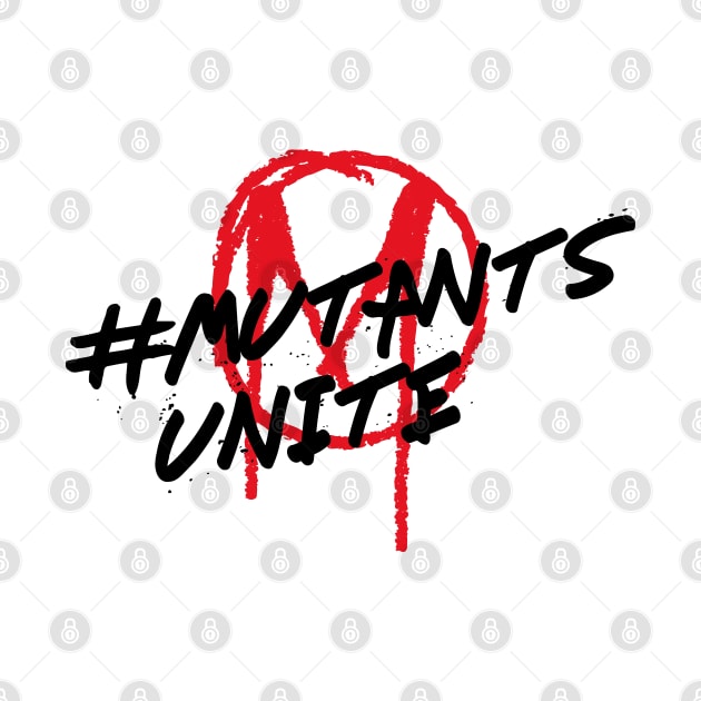 Hashtag Mutants Unite! Black text by AO01