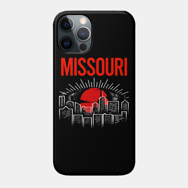 Red Moon Missouri - Missouri - Phone Case