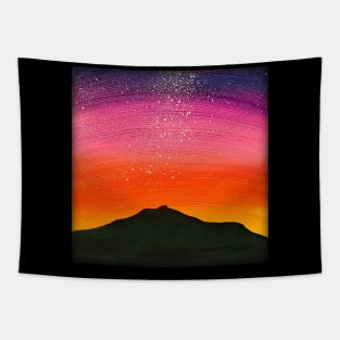 Mountain Sunset Tapestry