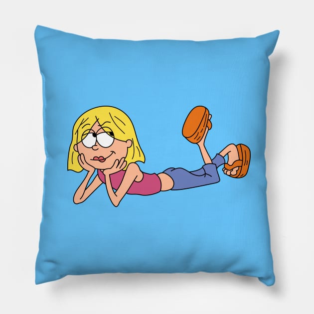 Lizzie McGuire Pillow by artxlife