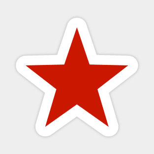 Red Star Magnet