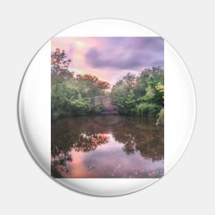 Central Park Sunset Reflection Pin