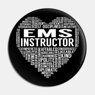 Ems Instructor Heart Pin