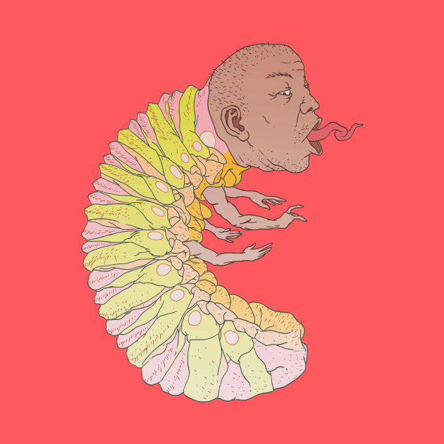 Larva Head by bananaobasan