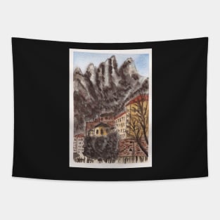 Montserrat Mountain Tapestry