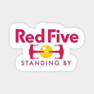 Red Five Standing By Magnet