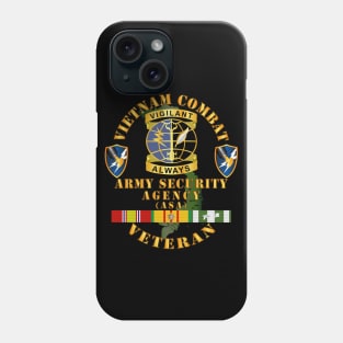 Vietnam Combat Veteran - ASA SSI - DUI  w VN SVC Phone Case