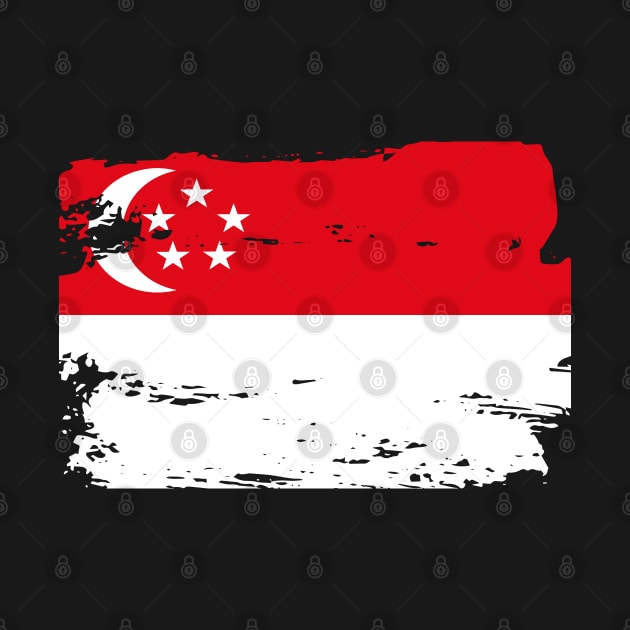 Official Singapore Flag Singaporean Country Pride Vintage by HeroGifts