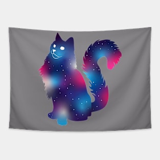 Space Cat Design Tapestry