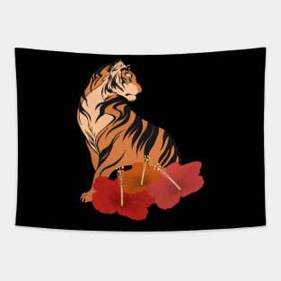tiger hibiscus Tapestry