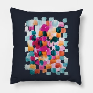 Watercolor brushstrokes Pillow