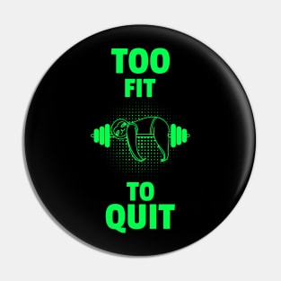 Funny sport wear Pin