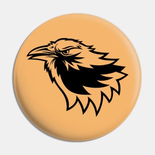 Crow Sports Mascot Pin