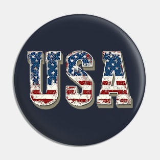 Vintage USA Flag Pin