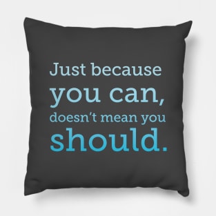 Just because you can Pillow