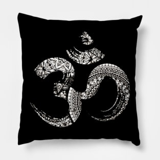 om aum symbol Pillow