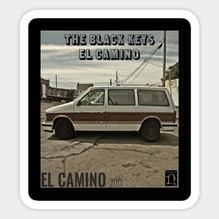 The Black Keys El Camino Album Cover T-Shirt White – ALBUM COVER T