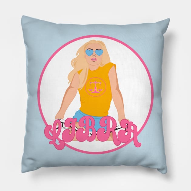 Libra girl Pillow by MeandJulio