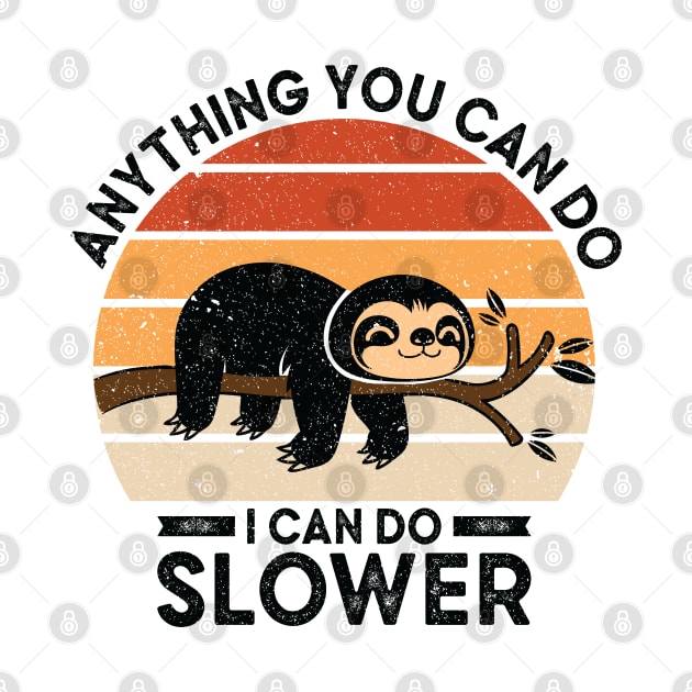 Cute Sloth Lazy Office Worker Working Sloth Statement Chill by Tom´s TeeStore