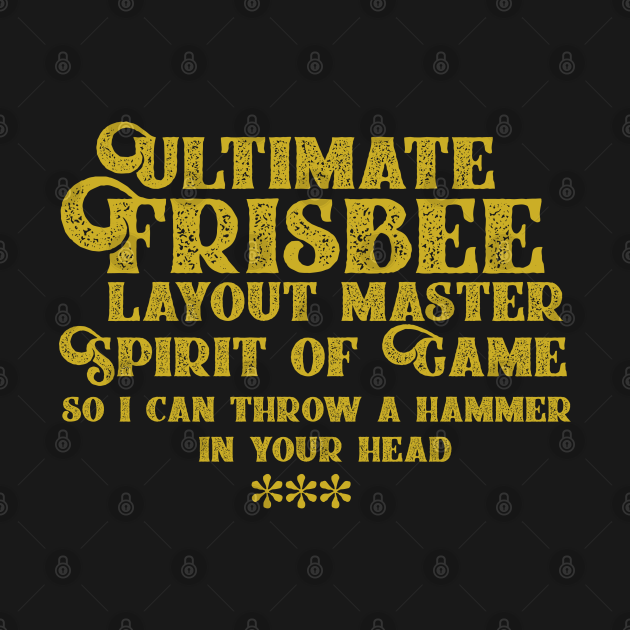 Discover Ultimate Frisbee Lettering - Ultimate Frisbee - T-Shirt