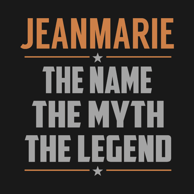 JEANMARIE The Name The Myth The Legend by Matthew Brown