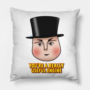 "You're a Really Useful Engine" - Fat Controller Pillow