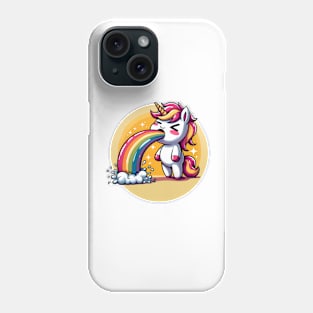 Cute Puking Unicorn Phone Case