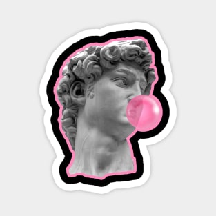 Michelangelo with gum Magnet