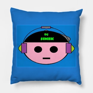 Logo ``Dj Simek´´ Pillow