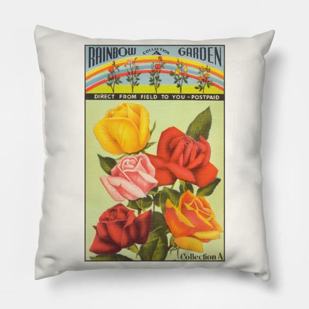 Southern States Nurseries Pillow by WAITE-SMITH VINTAGE ART