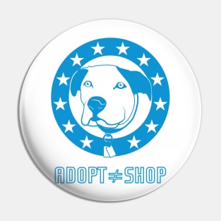 Adopt Senior Shelter Dogs Shirt Pin