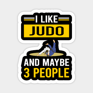 3 People Judo Magnet