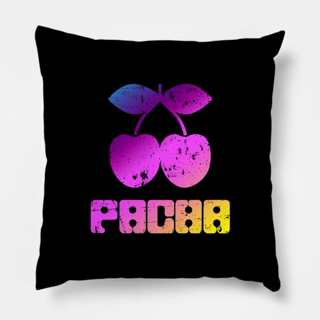 Pacha Ibiza - summer design 2 Pillow by BACK TO THE 90´S