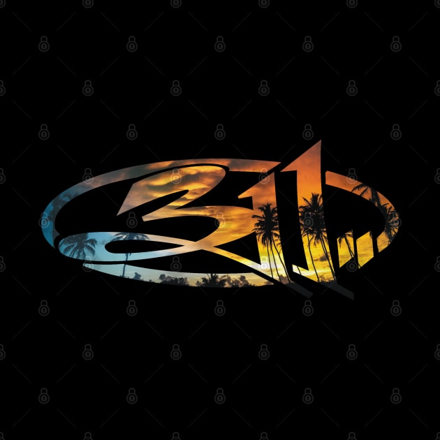 311 Sunset Beach Logo by dddusik random art