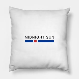 Midnight Sun Iceland Pillow