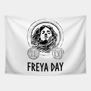 Medieval Norse Mythology Goddess Keep Calm And Praise Freyja Tapestry