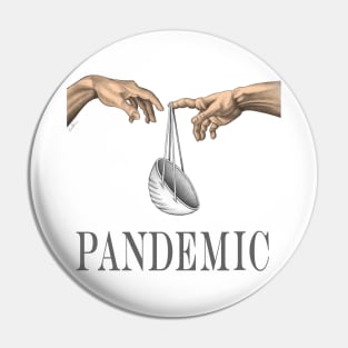 A H1N1 Pandemic (Ben Heine) Pin