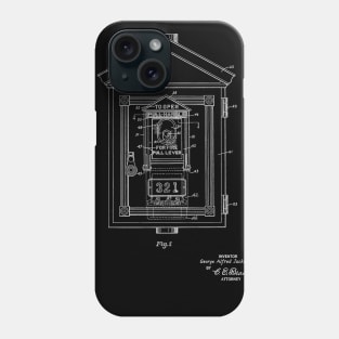 Attachment for Signal Box Vintage Patent Drawing Funny Novelty T-Shirt Phone Case