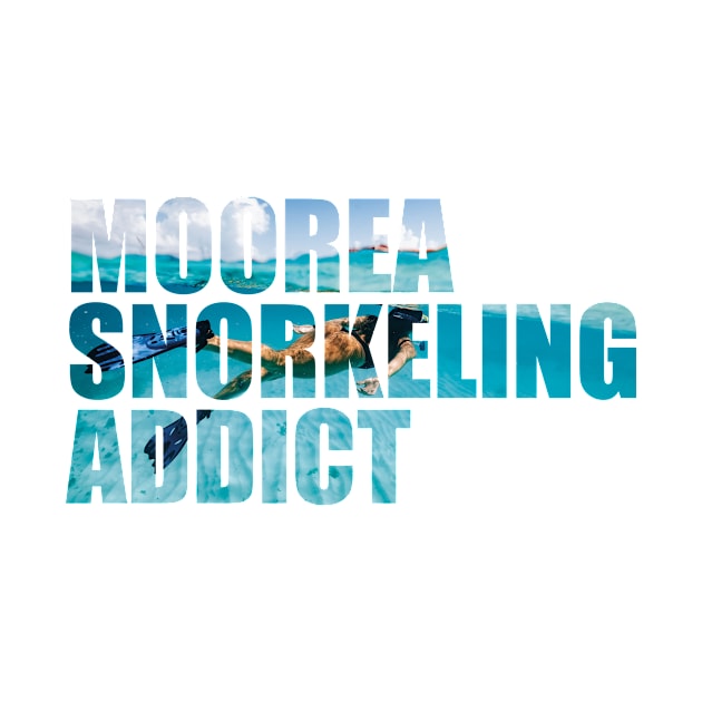 Moorea Snorkeling Addict Woman Photo by BlueTodyArt