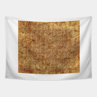 Beige, Egyptian-patterned coffee theme Tapestry