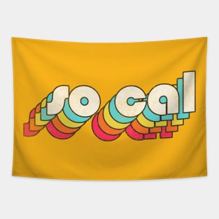 So Cal / Retro California Typography Design Tapestry