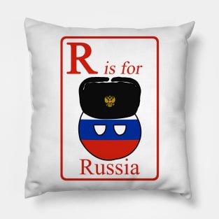 R is for Russiaball Pillow