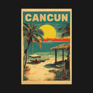 Cancun, Mexico, Travel Poster T-Shirt