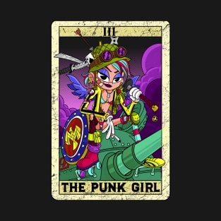 The Punk Girl The Empress Tarot Card Old Timey Cartoon T-Shirt