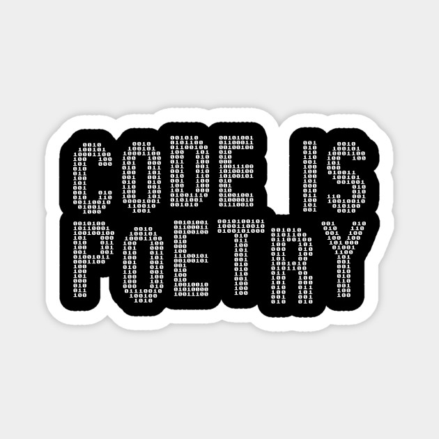 Code Is Poetry Funny Saying Quote Programer Gift T-Shirt