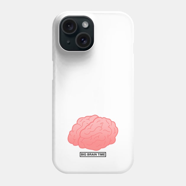 Big Brain Time Black Phone Case by felixbunny