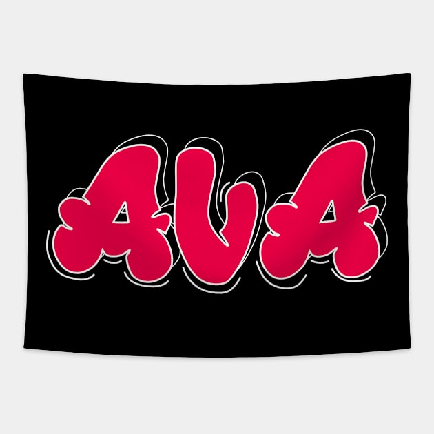 Ava Name Women Tapestry by click2print
